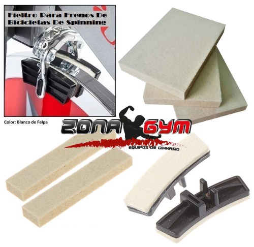 Fieltro o Zapata Freno de fieltro para Bicicletas Spinning